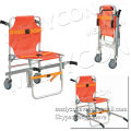 BDST207Aluminum hôpital urgence sauvetage fauteuil roulant pliante civière